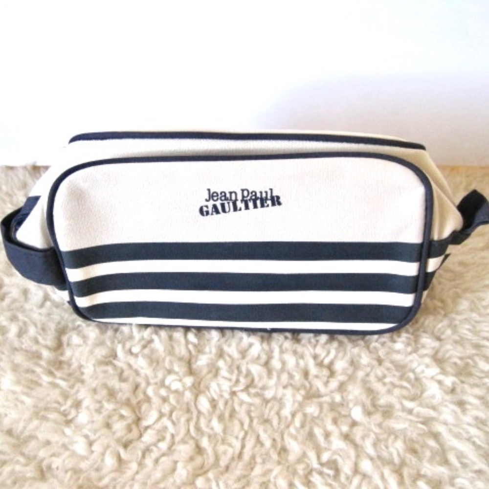 Jean Paul Gaultier Canvas Toiletry Bag